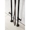Aqua Vintage CCK8105DX Freestanding Tub Faucet with Supply Line, Stop Valve, Oil Rubbed Bronze CCK8105DX - alternate 4